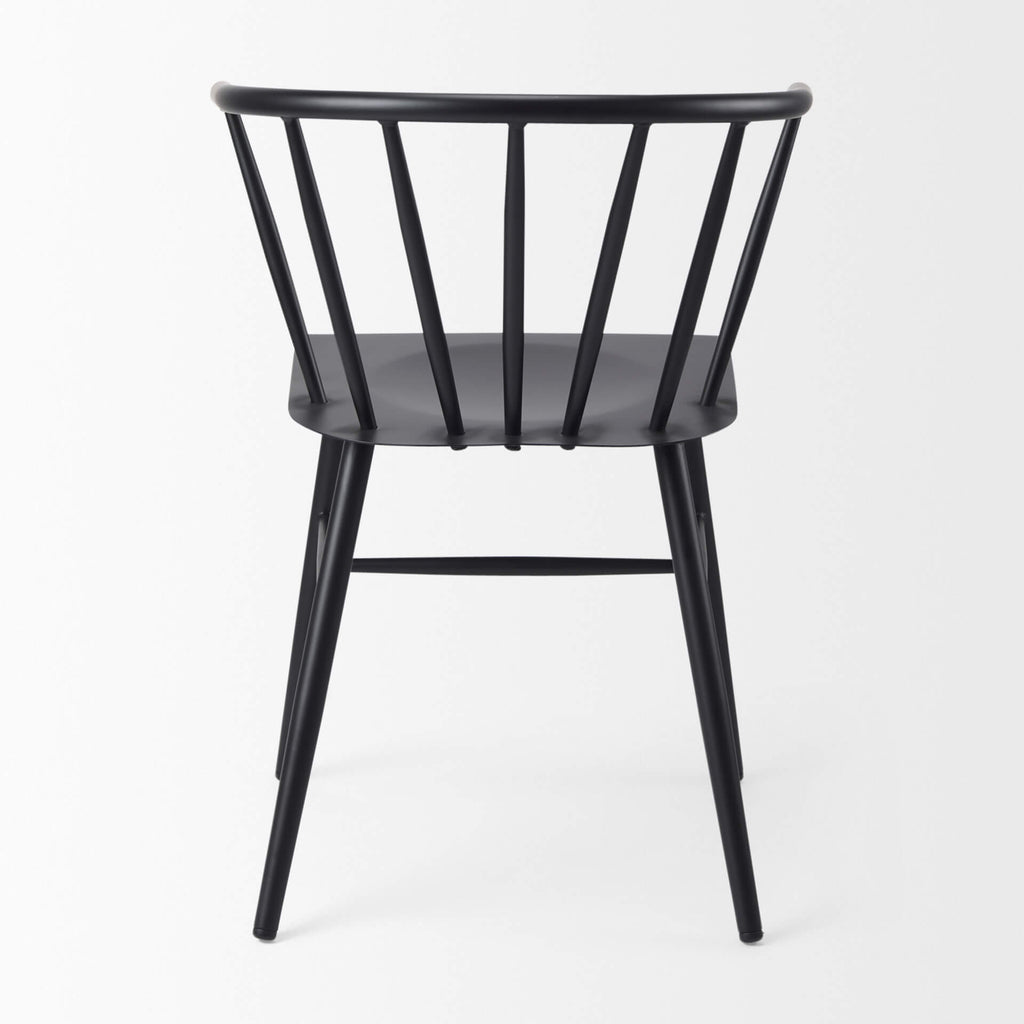 MERCANA COLIN BLACK METAL DINING CHAIR 69840