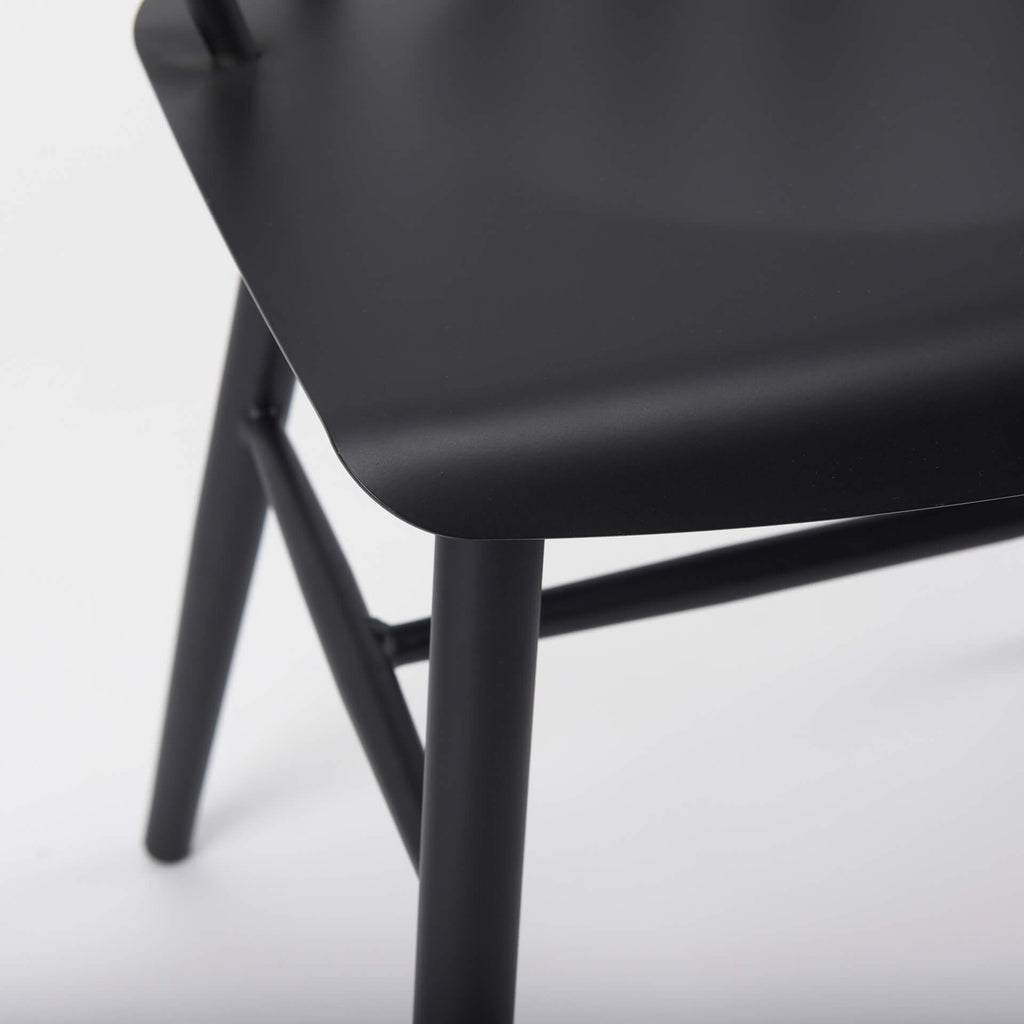 MERCANA COLIN BLACK METAL DINING CHAIR 69840