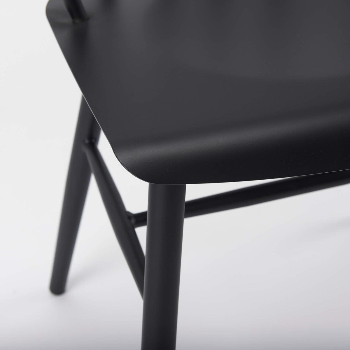 MERCANA COLIN BLACK METAL DINING CHAIR 69840