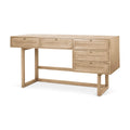 MERCANA GRIER SOLID WOOD WITH CANE OFFICE DESK 69899
