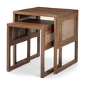 MERCANA GRIER MEDIUM BROWN NESTING TABLES 69901