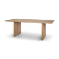 MERCANA GRIER LIGHT BROWN WOOD WITH CANE DINING TABLE 69905