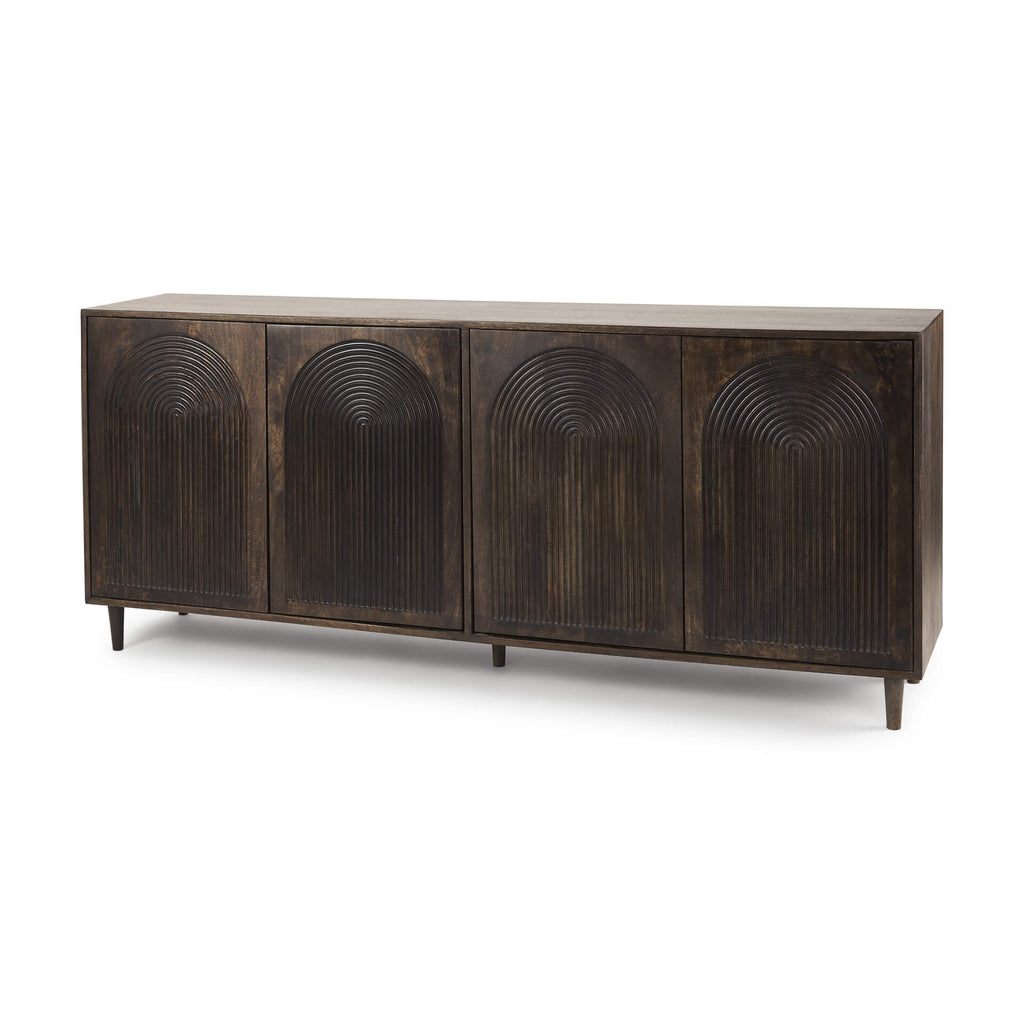 MERCANA TUCKER CARVED ARCH PATTERN SIDEBOARD 69955