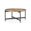 MERCANA MARQUISA BROWN WOOD COFFEE TABLE SMALL 70061