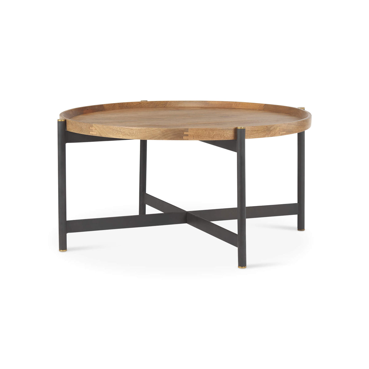 MERCANA MARQUISA BROWN WOOD COFFEE TABLE SMALL 70061