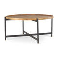 MERCANA MARQUISA BROWN WOOD COFFEE TABLE LARGE 70062