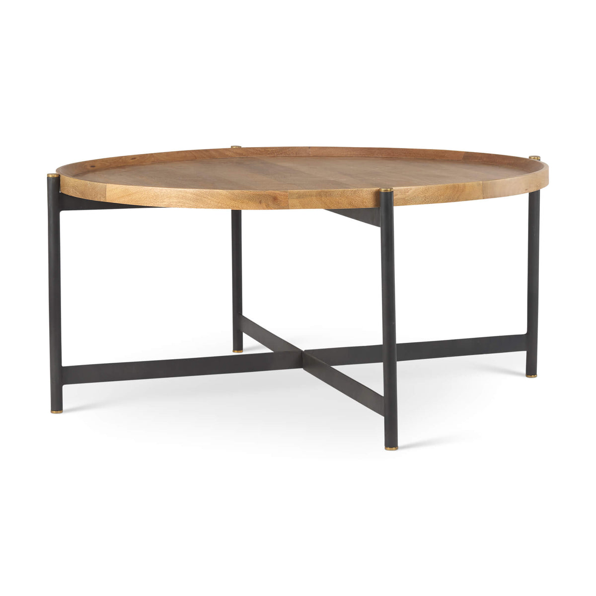 MERCANA MARQUISA BROWN WOOD COFFEE TABLE LARGE 70062