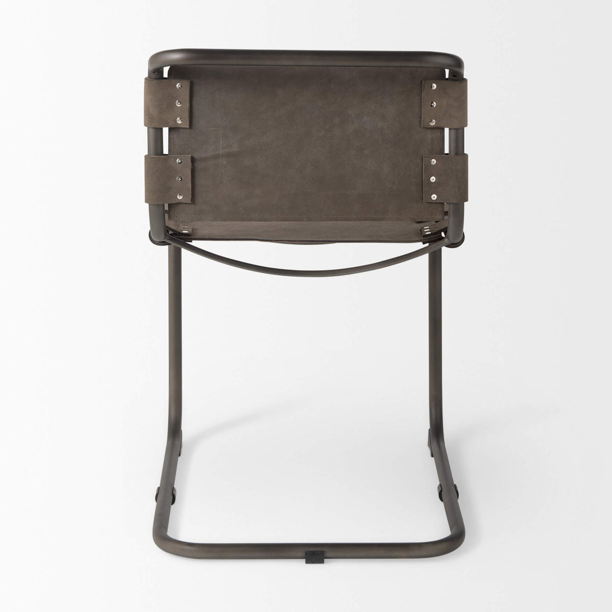 MERCANA BERBICK BROWN SUEDE DINING CHAIR 69275