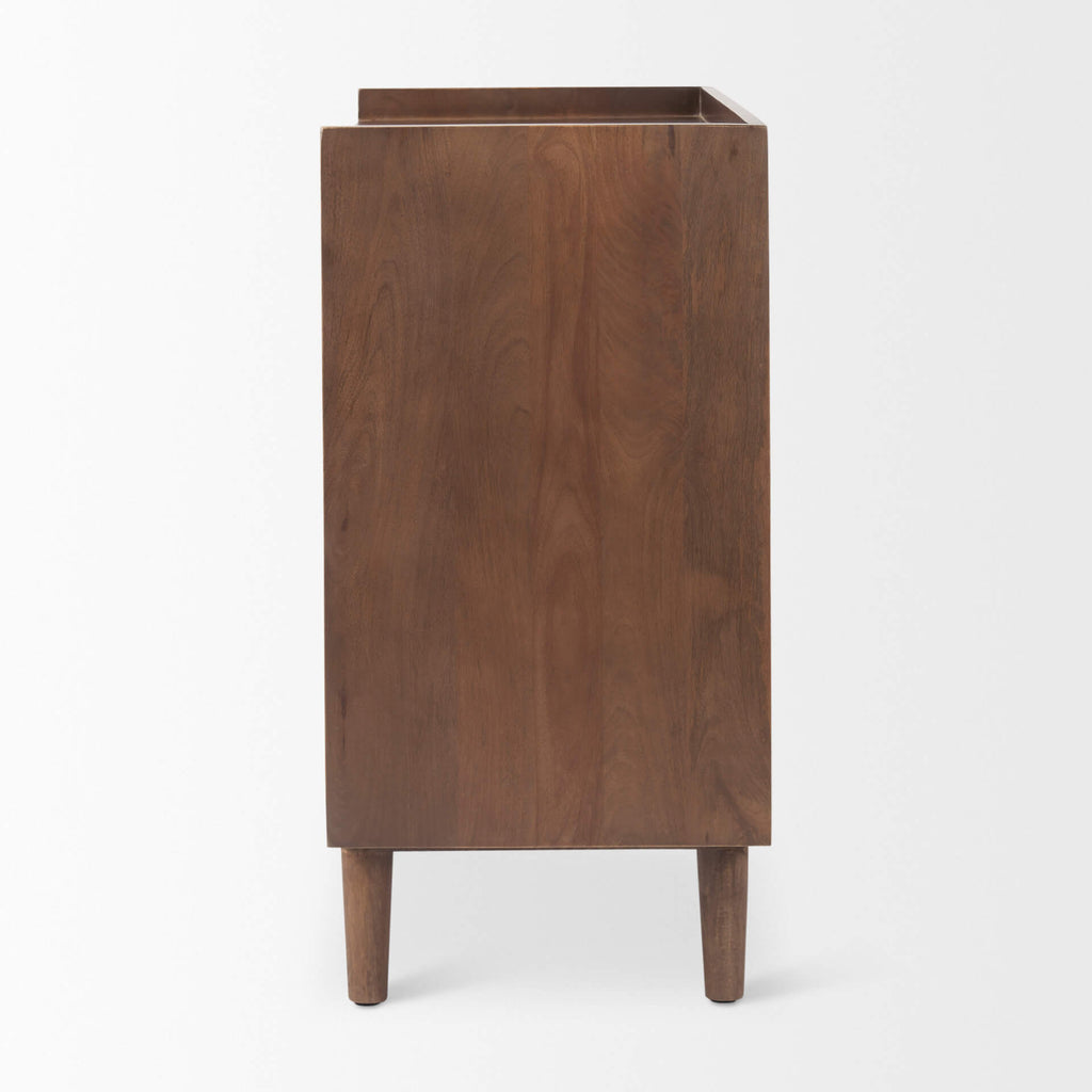 MERCANA LILLIE MEDIUM BROWN ACCENT CABINET 69945