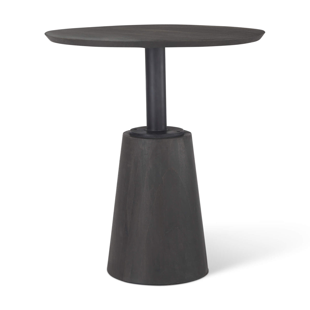 MERCANA MAXWELL 32" BLACK PEDESTAL BISTRO TABLE 69926-AB