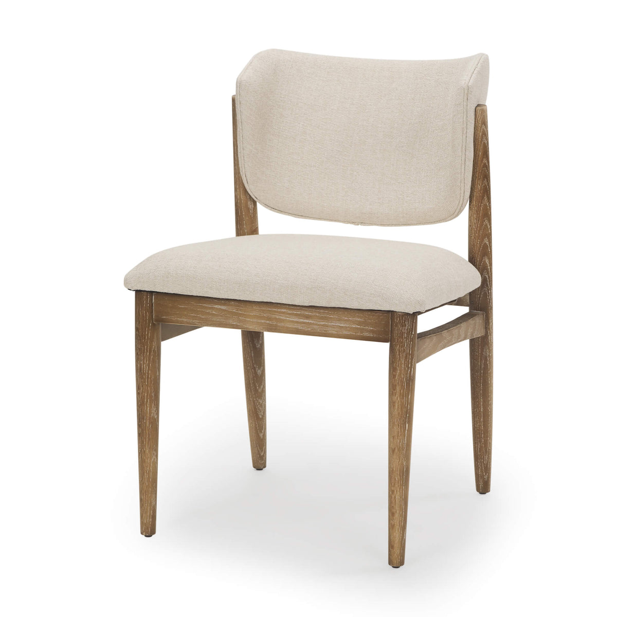 MERCANA CLINE DINING CHAIR CREAM FABRIC SET OF TWO 69831