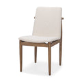 MERCANA CAVETT CREAM FABRIC DINING CHAIR SET OF TWO 69834