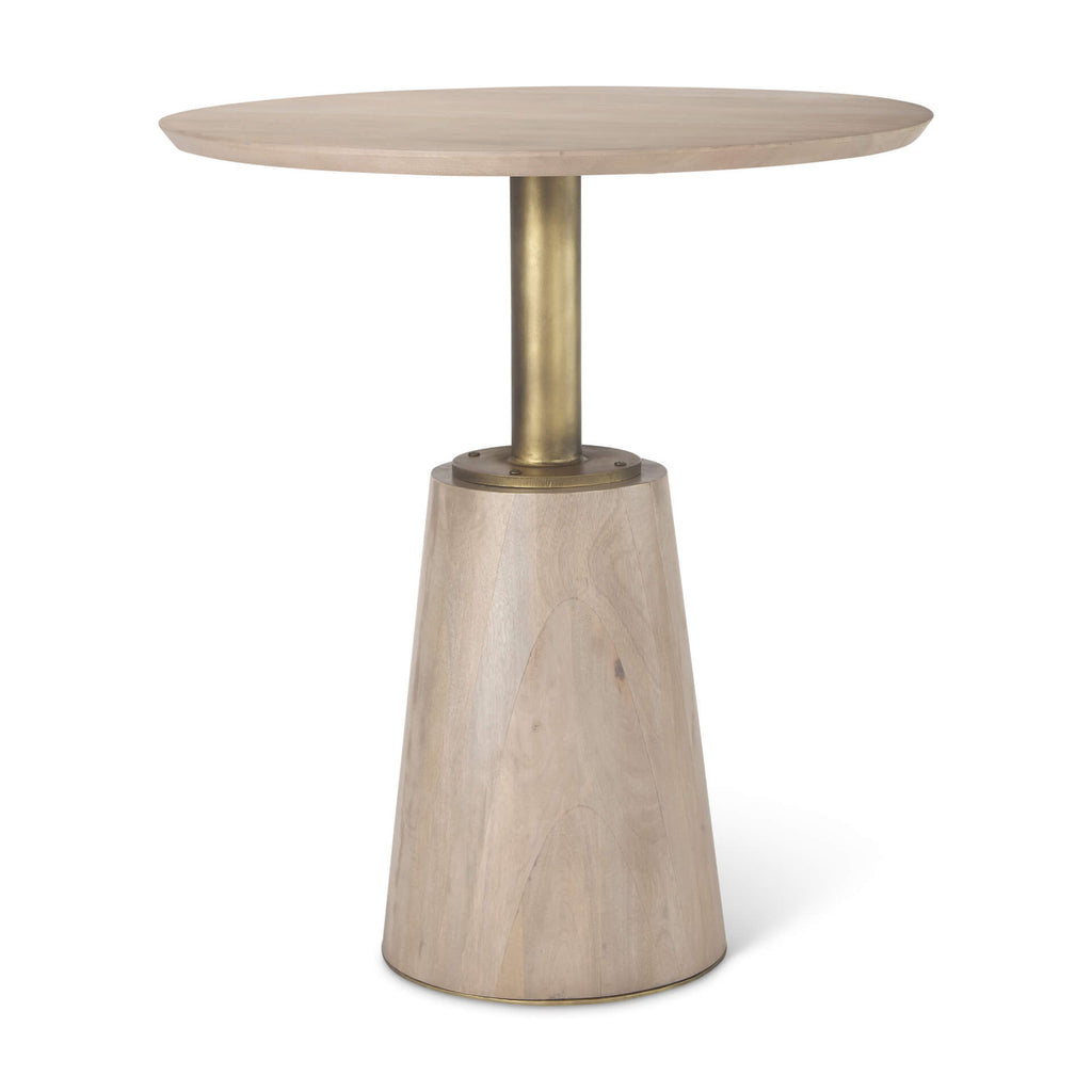 MERCANA MAXWELL 32" LIGHT PEDESTAL BISTRO TABLE 69927-AB