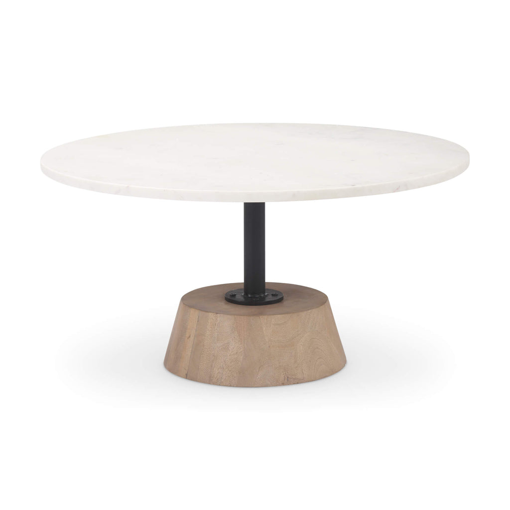 MERCANA MAXWELL MARBLE TOP COFFEE TABLE 69976-AB