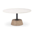 MERCANA MAXWELL MARBLE TOP COFFEE TABLE 69976-AB