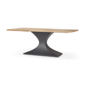 MERCANA MAXTON LIGHT BROWN WOOD RECTANGLE DINING TABLE 69847-AB