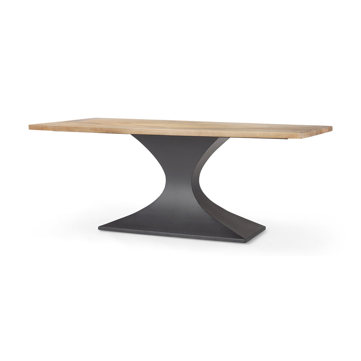 MERCANA MAXTON LIGHT BROWN WOOD RECTANGLE DINING TABLE 69847-AB