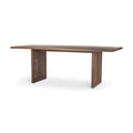 MERCANA GRIER MEDIUM BROWN WOOD WITH CANE DINING TABLE 69904