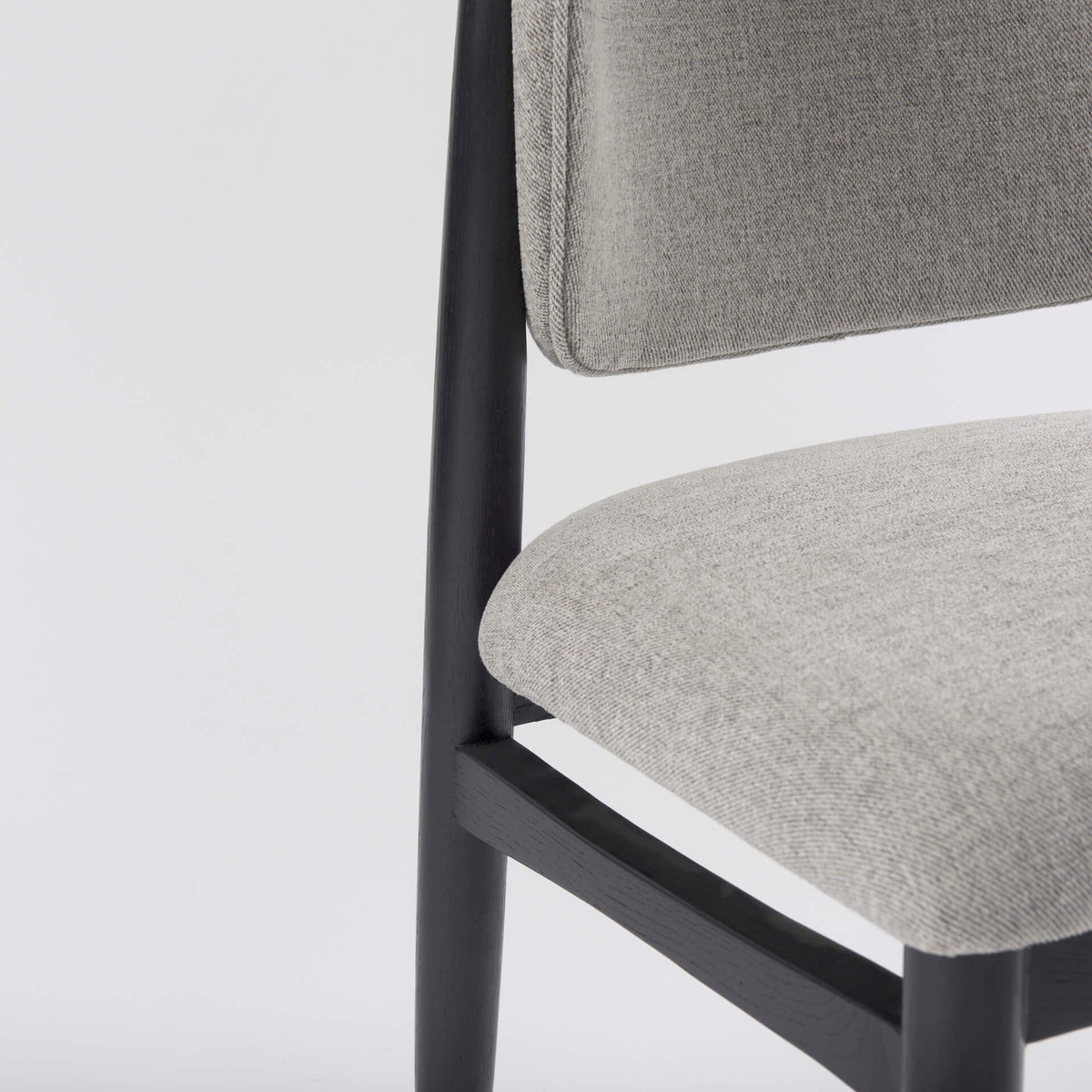 MERCANA CLINE DINING CHAIR GRAY FABRIC SET OF TWO 69830
