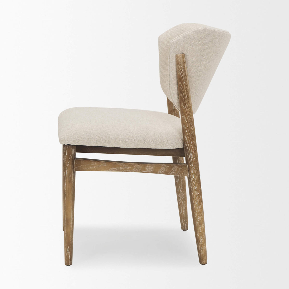 MERCANA CLINE DINING CHAIR CREAM FABRIC SET OF TWO 69831