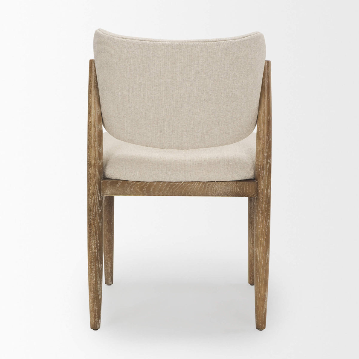 MERCANA CLINE DINING CHAIR CREAM FABRIC SET OF TWO 69831