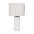 MERCANA EVERLY WHITE CEMENT TABLE LAMP 69707
