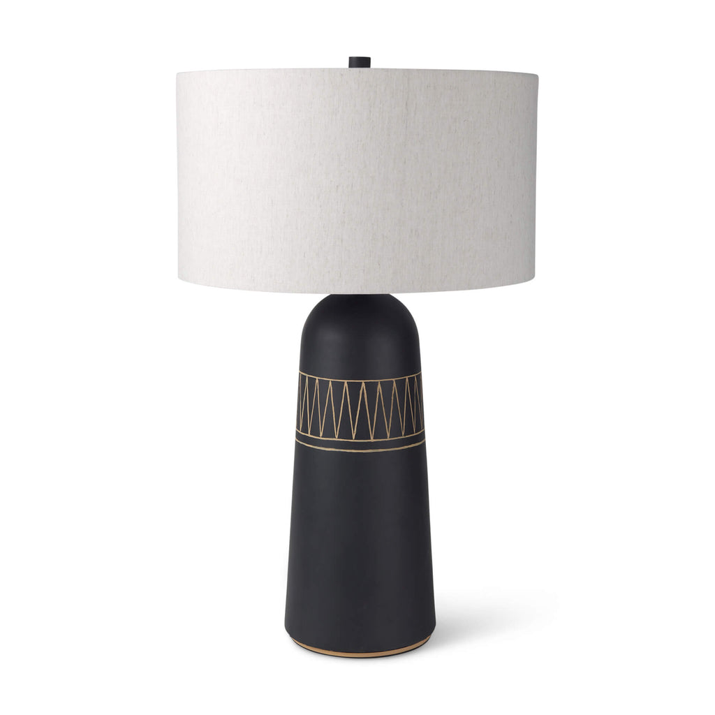 MERCANA JAVIER BLACK BASE TABLE LAMP 69788