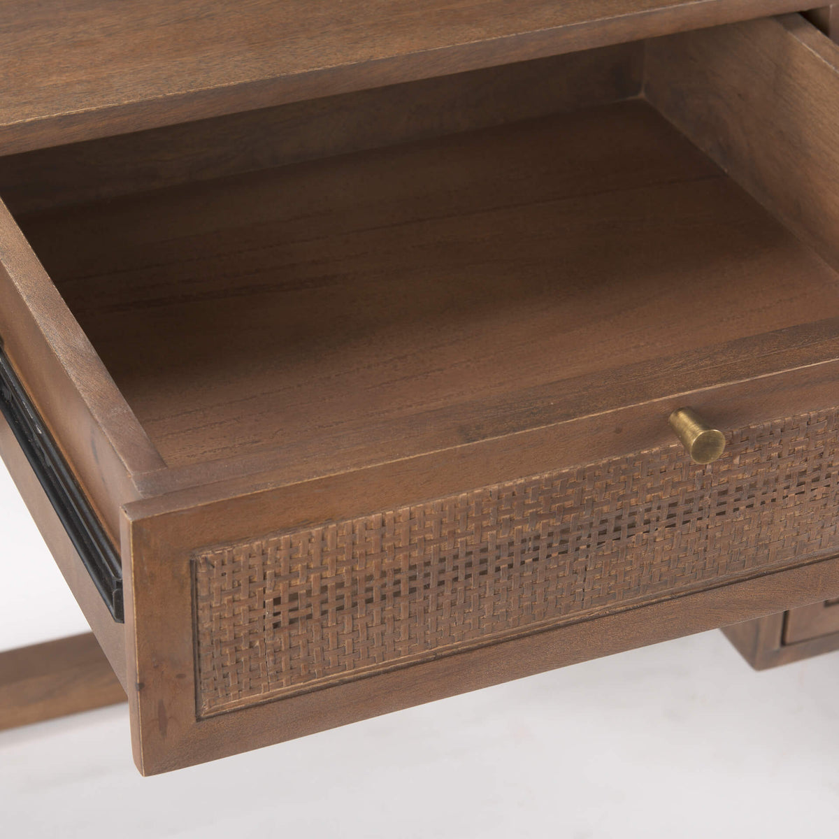 MERCANA GRIER MEDIUM BROWN WOOD OFFICE DESK 69898