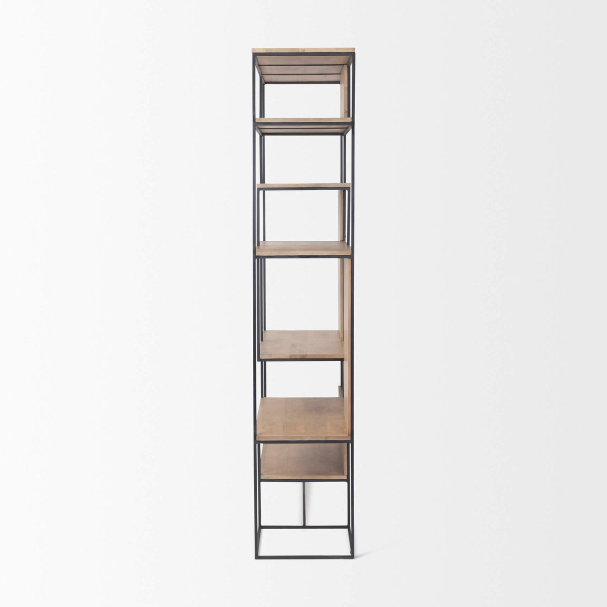 MERCANA MORRIS BLACK METAL 6-TIER SHELVING UNIT 69718