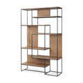 MERCANA MORRIS BLACK METAL 6-TIER SHELVING UNIT 69718