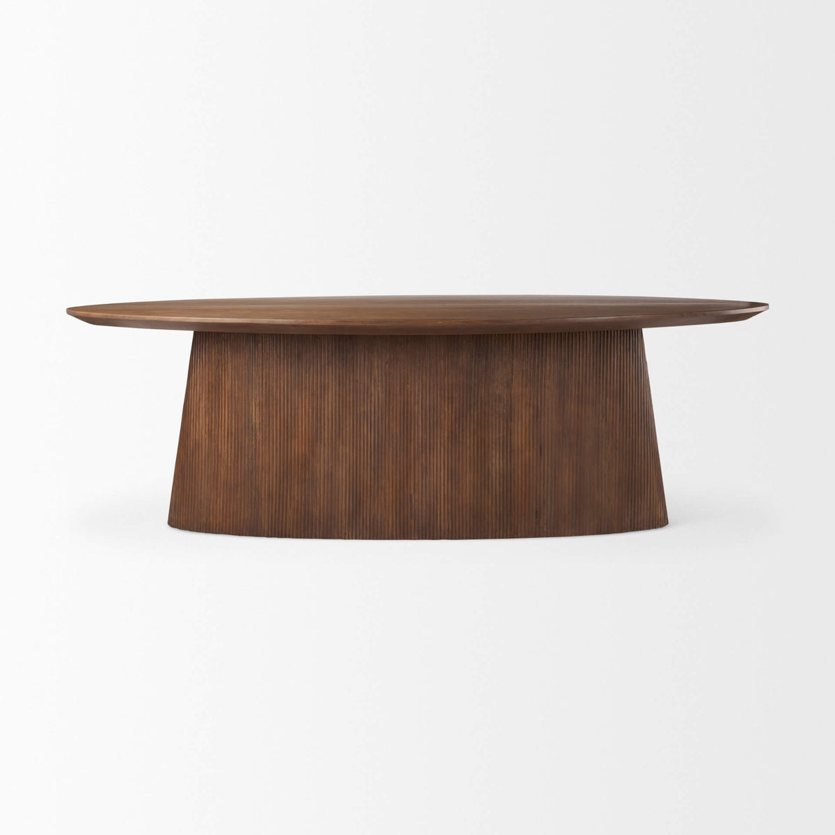 MERCANA LANCE MEDIUM BROWN OVAL DINING TABLE 69961-AB