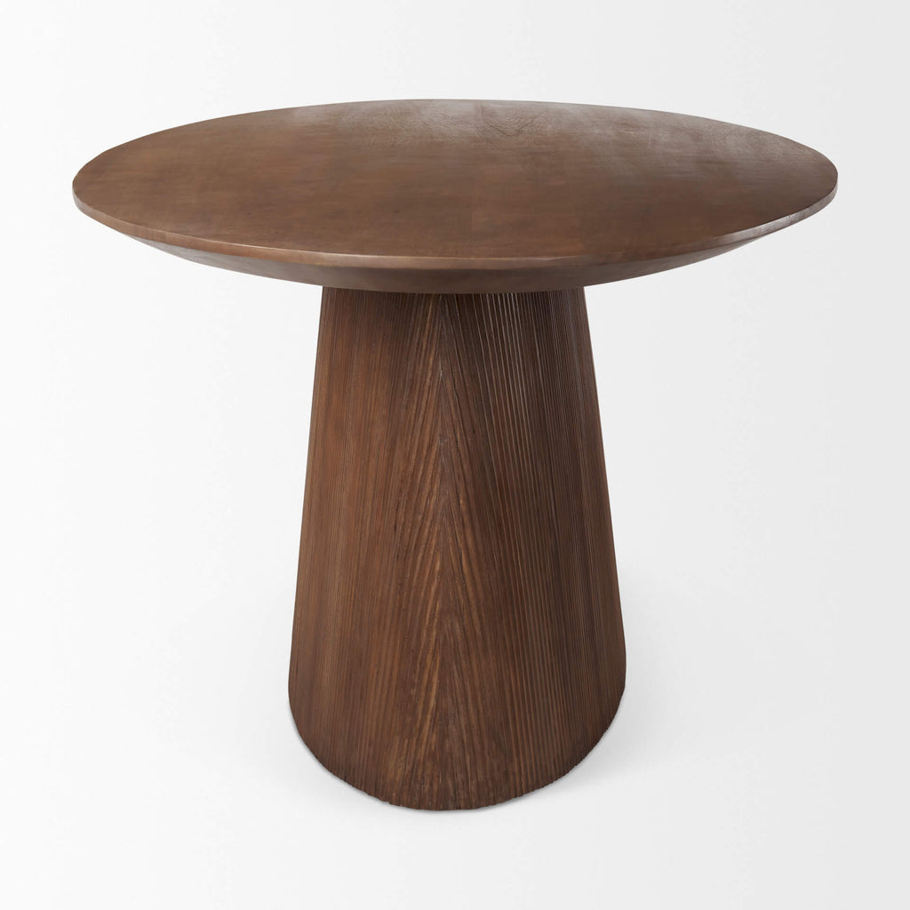 MERCANA LANCE MEDIUM BROWN OVAL DINING TABLE 69961-AB