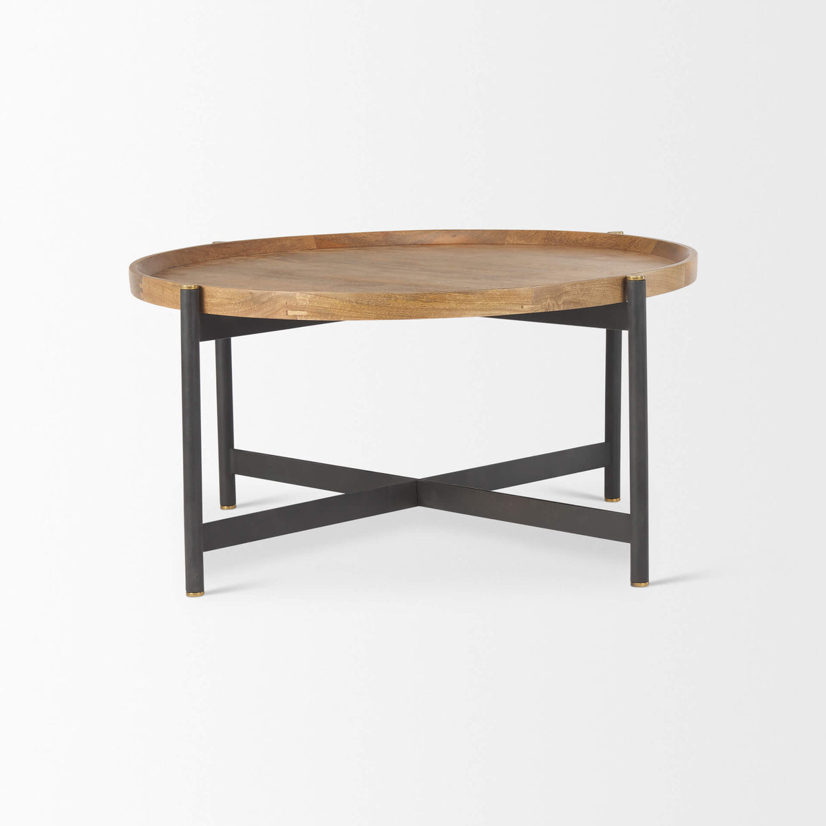 MERCANA MARQUISA BROWN WOOD COFFEE TABLE SMALL 70061