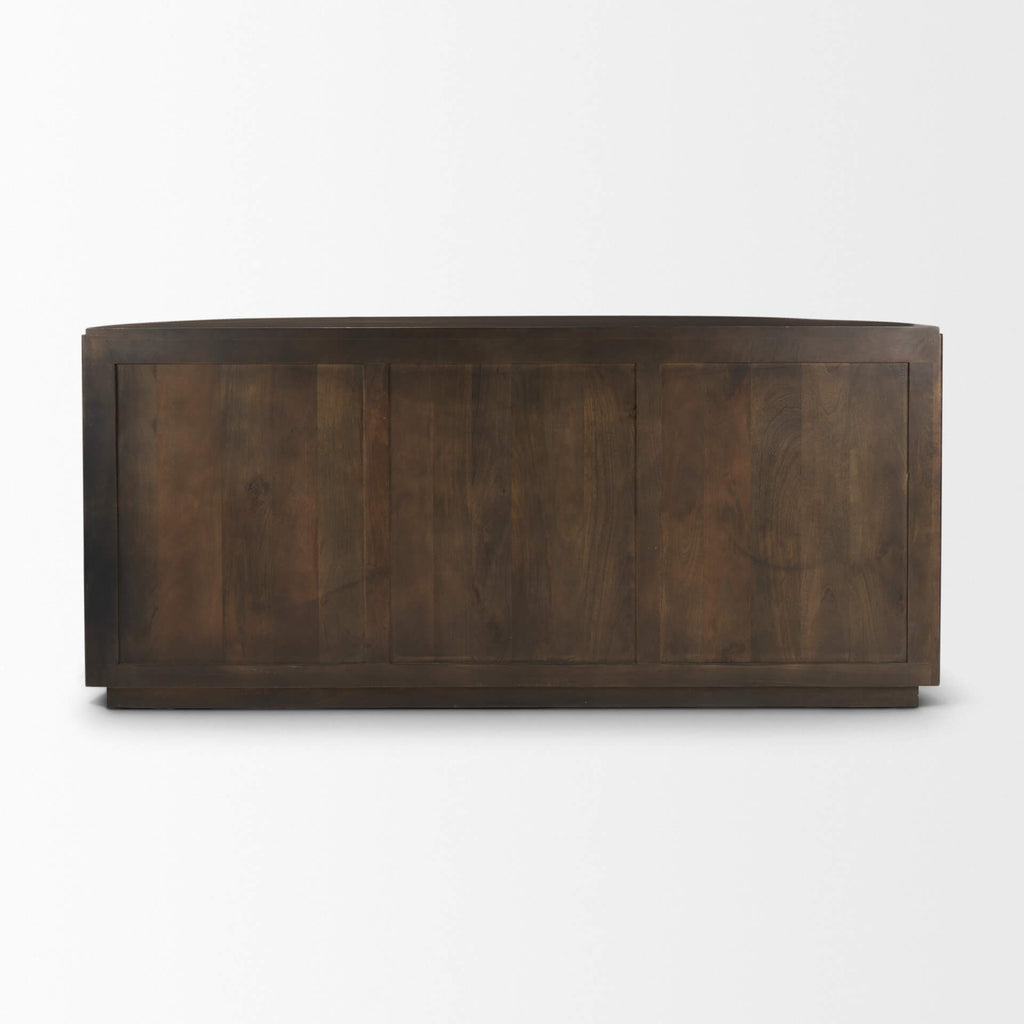 MERCANA TERRA DARK BROWN FLUTER SIDEBOARD 69883
