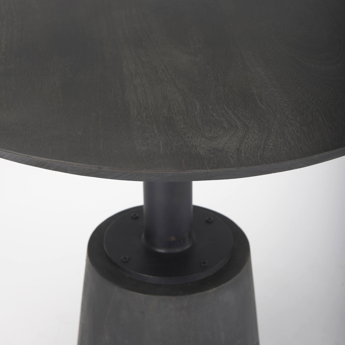 MERCANA MAXWELL 32" BLACK PEDESTAL BISTRO TABLE 69926-AB