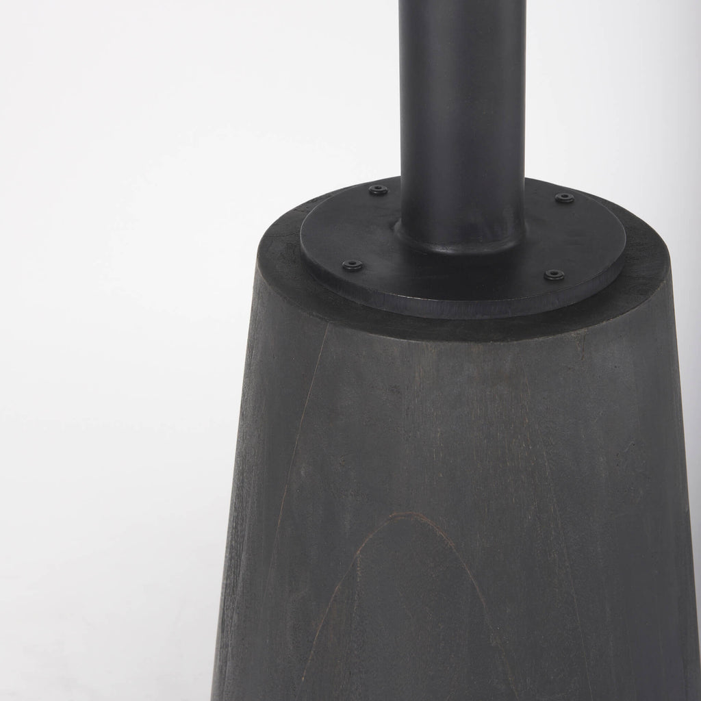 MERCANA MAXWELL 32" BLACK PEDESTAL BISTRO TABLE 69926-AB