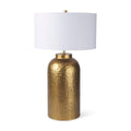 MERCANA LEO GOLD HAMMERED METAL TABLE LAMP 70055