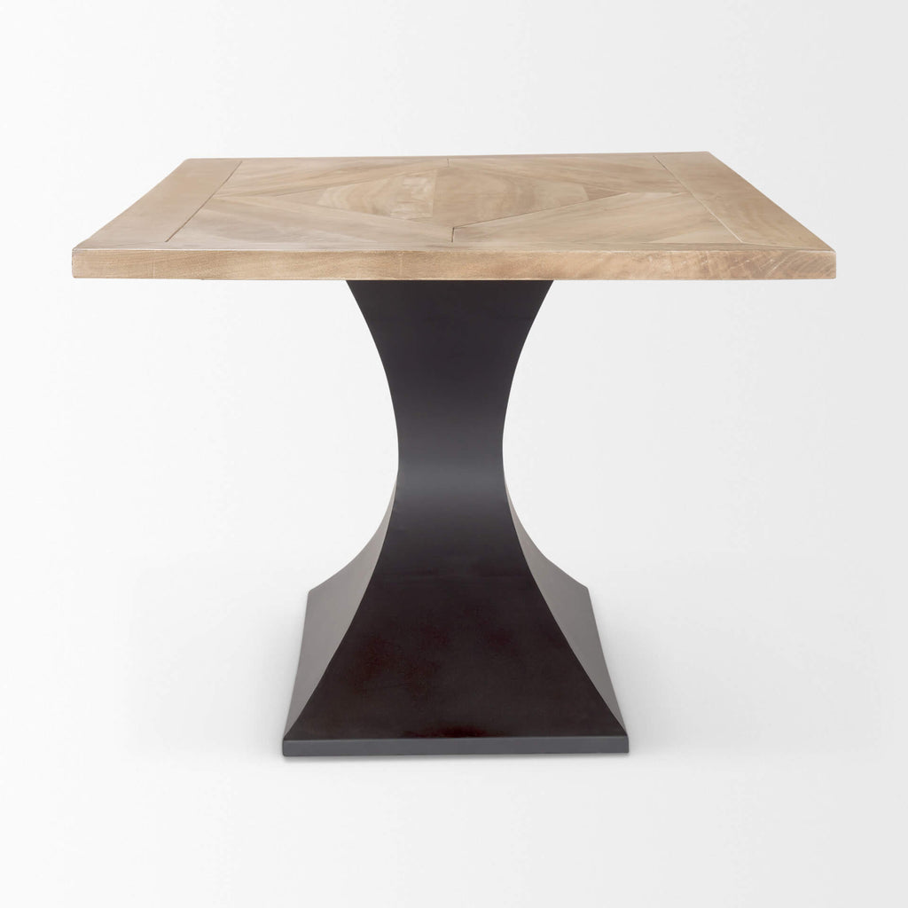 MERCANA MAXTON LIGHT BROWN WOOD RECTANGLE DINING TABLE 69847-AB