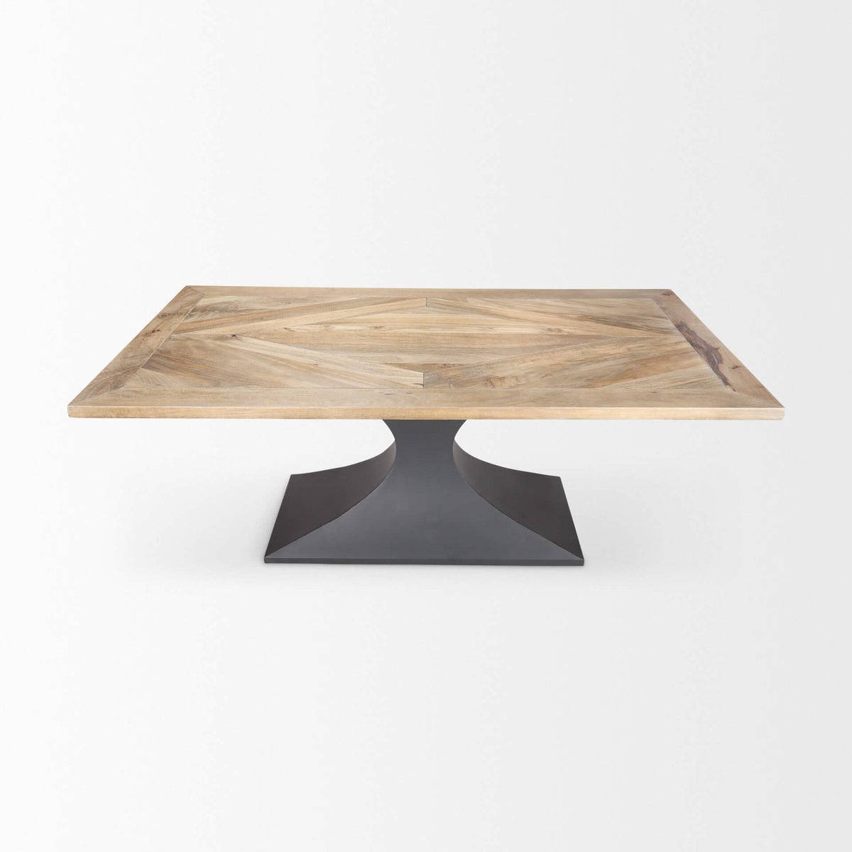 MERCANA MAXTON LIGHT BROWN WOOD RECTANGLE DINING TABLE 69847-AB