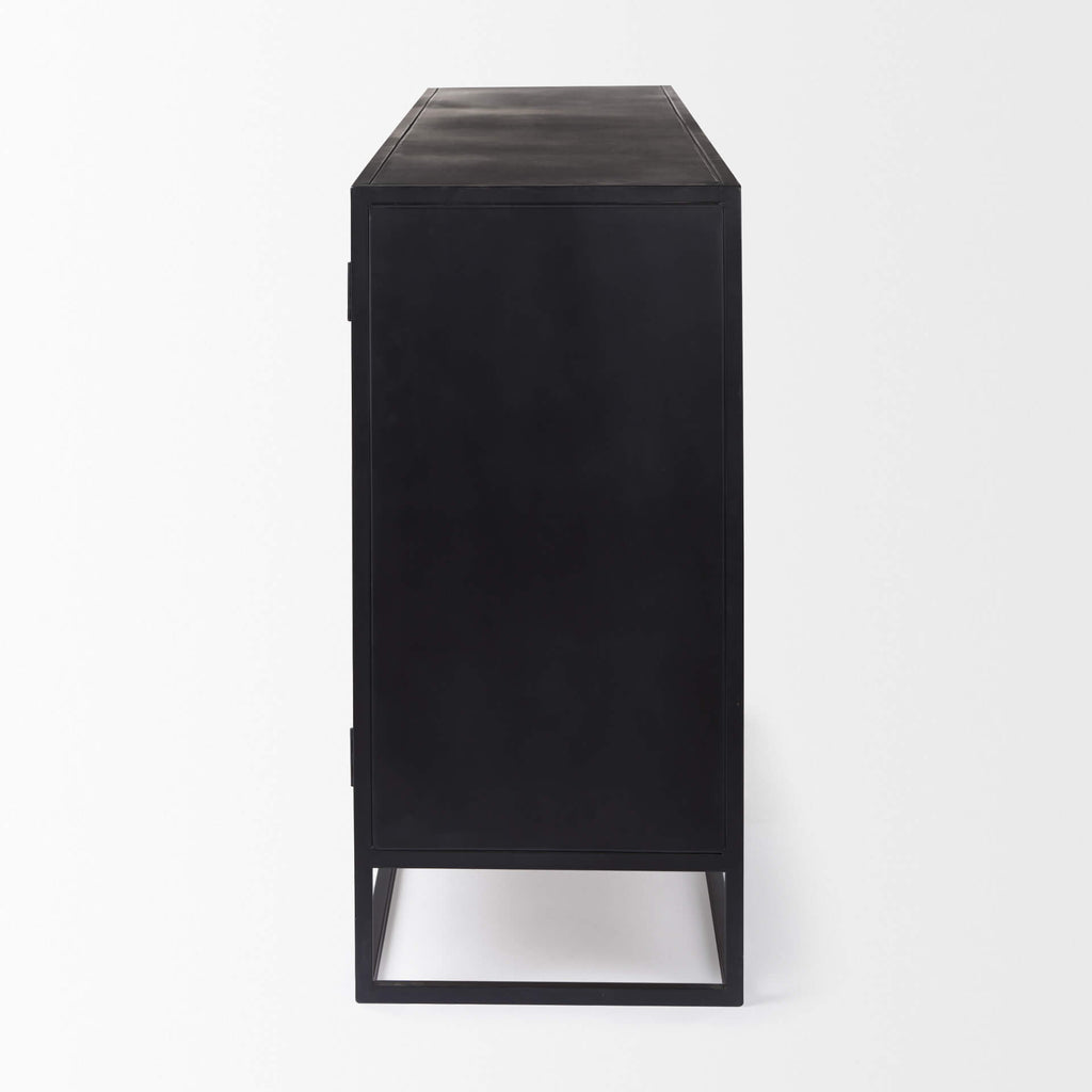 MERCANA SLOAN BLACK WOOD SIDEBOARD 69886