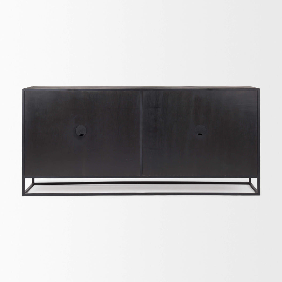 MERCANA SLOAN BLACK WOOD SIDEBOARD 69886