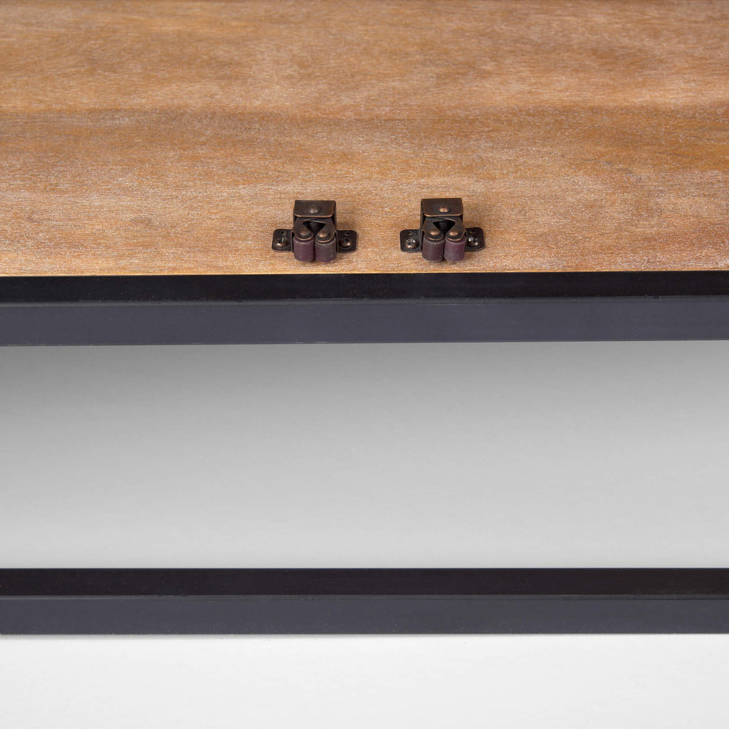 MERCANA SLOAN BLACK WOOD SIDEBOARD 69886