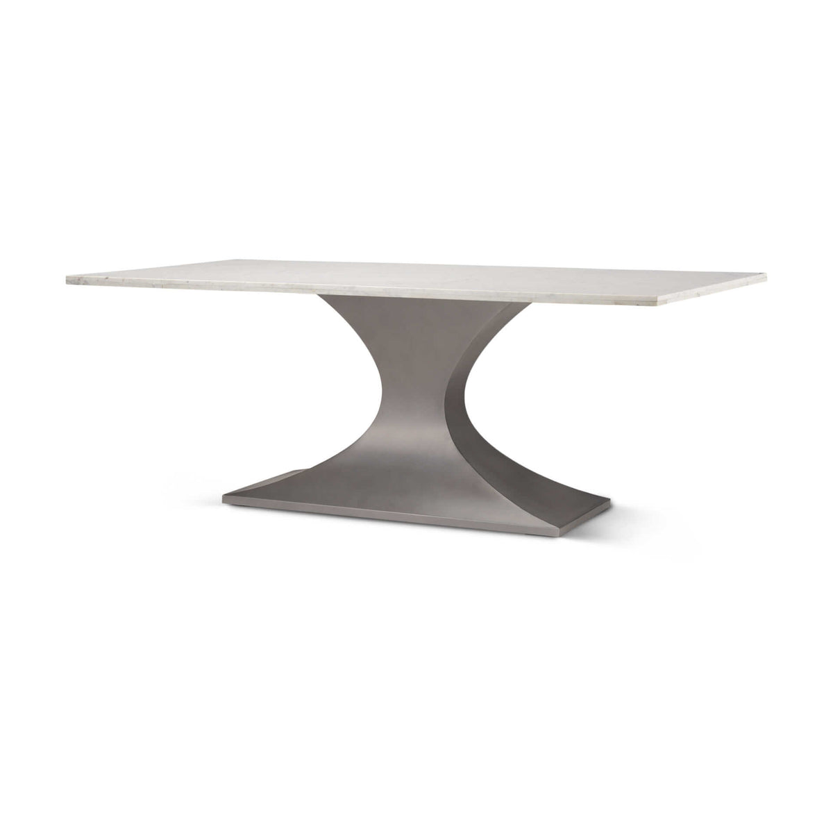 MERCANA MAXTON MARBLE TOP RECTANGLE DINING TABLE 69848-AB