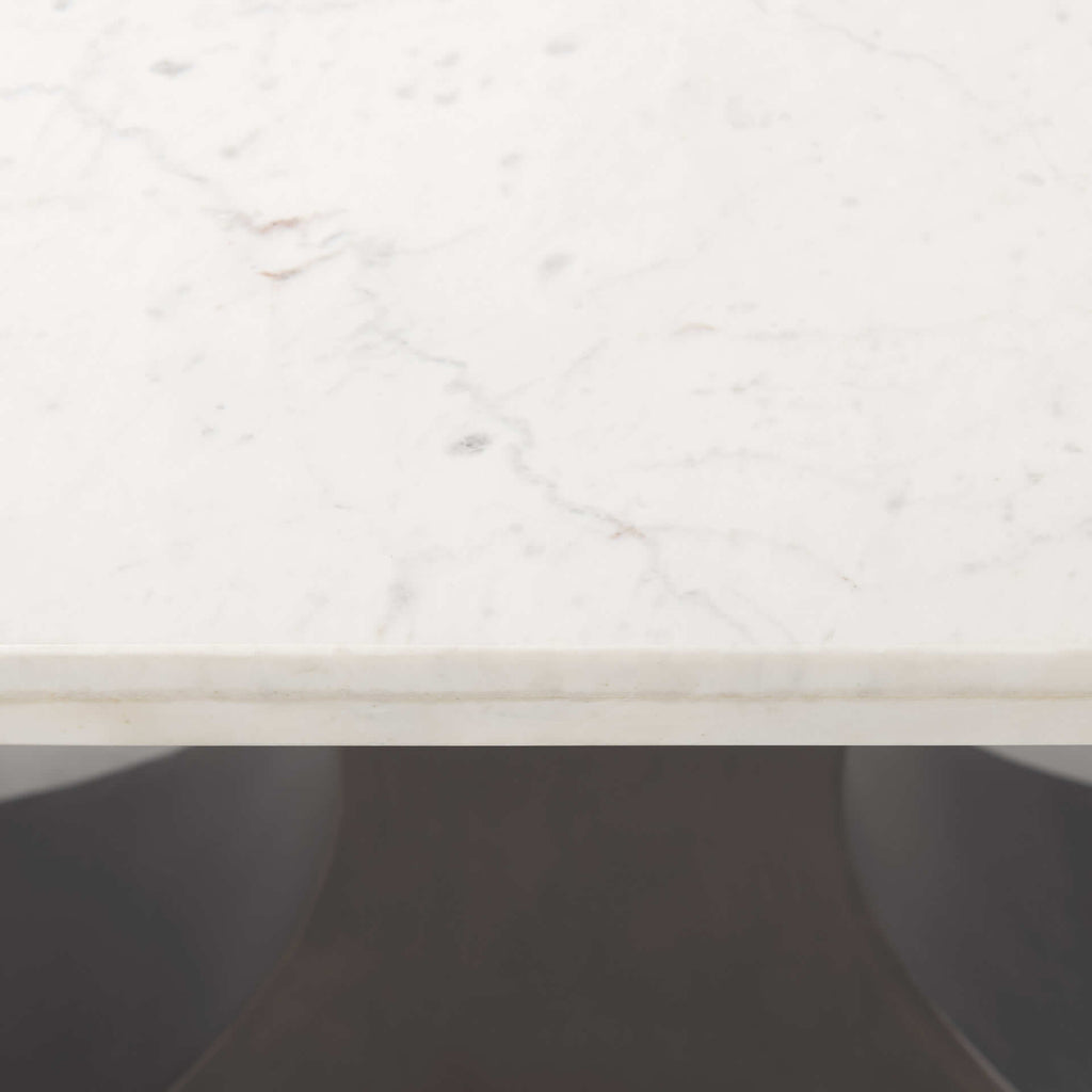 MERCANA MAXTON MARBLE TOP RECTANGLE DINING TABLE 69848-AB