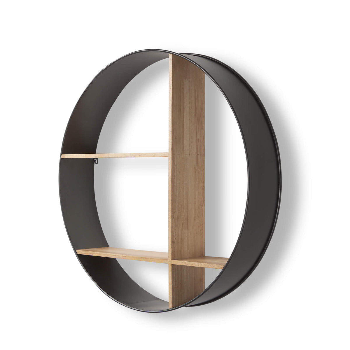 MERCANA HECTOR WOOD/METAL ROUND SHELF 69732
