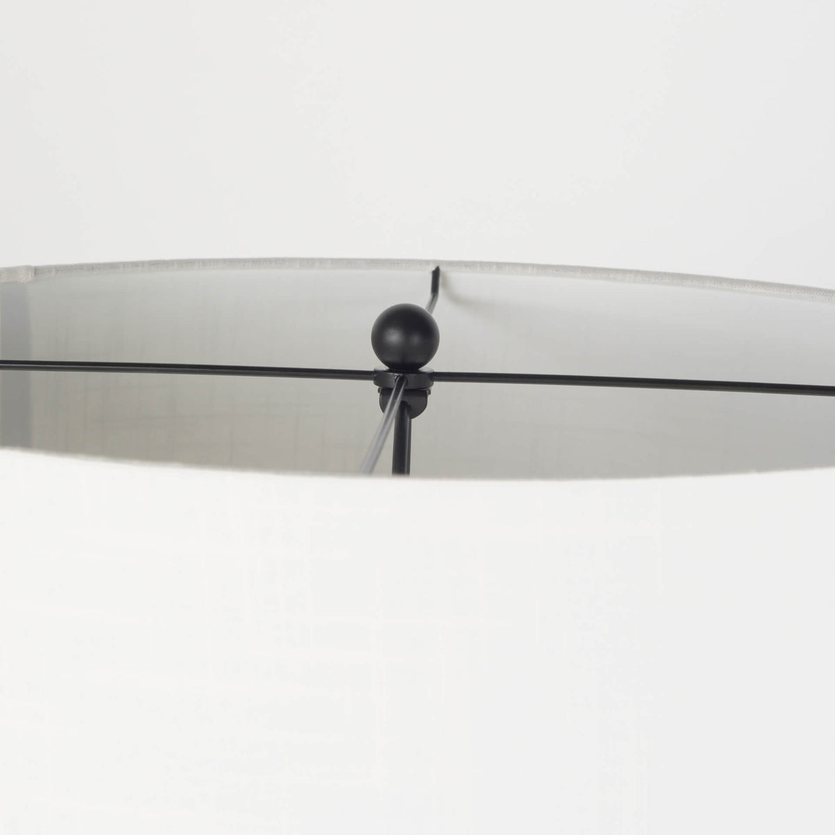 MERCANA SARAH BLACK METAL WITH MARBLE BASE TABLE LAMP 69702