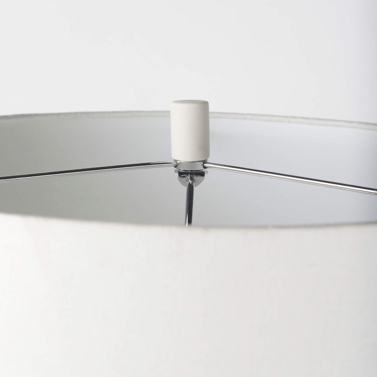 MERCANA MELANIE WHITE CERAMIC TABLE LAMP 68340