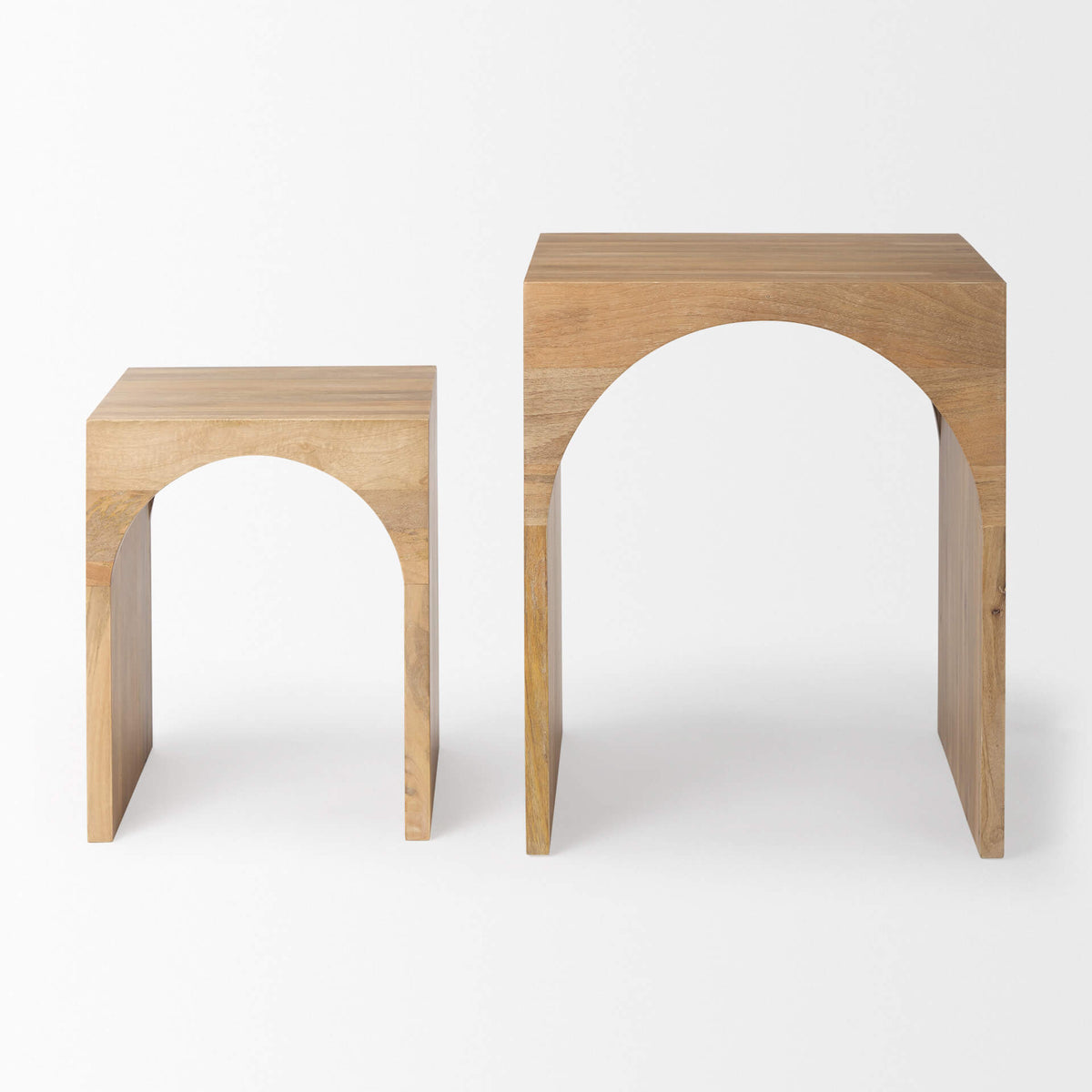 MERCANA  CHLOE COTTAGE WOOD NESTING TABLE 69915