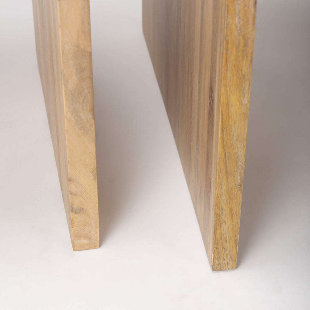 MERCANA  CHLOE COTTAGE WOOD NESTING TABLE 69915