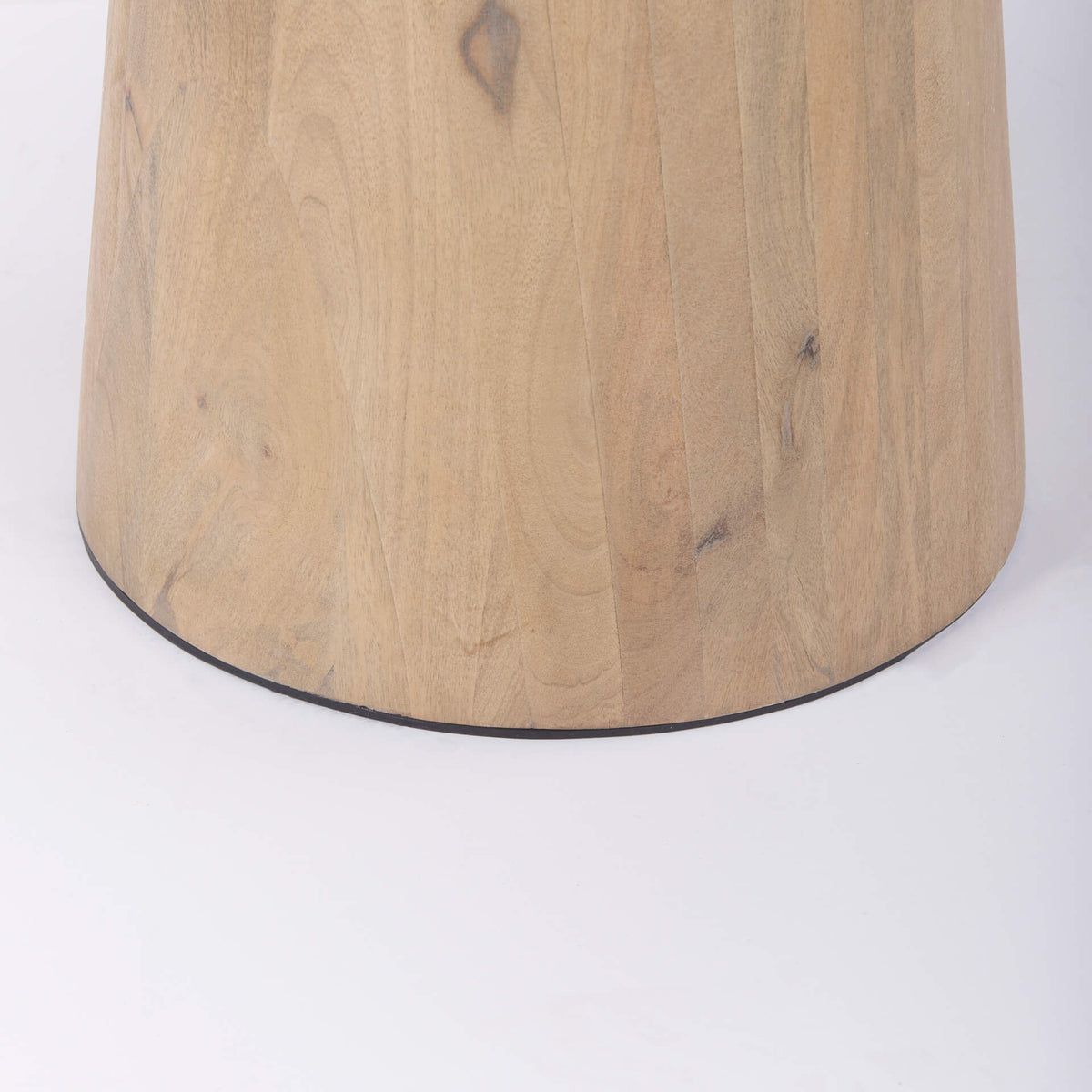 MERCANA MAXWELL 32" WHITE MARBLE PEDESTAL BISTRO TABLE 69928-AB